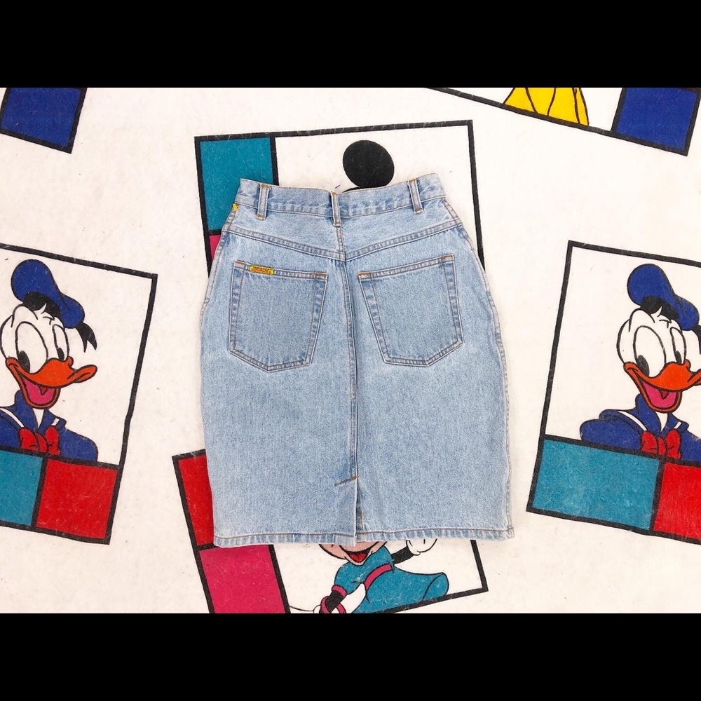 Vintage Jordache High Waisted Denim Skirt